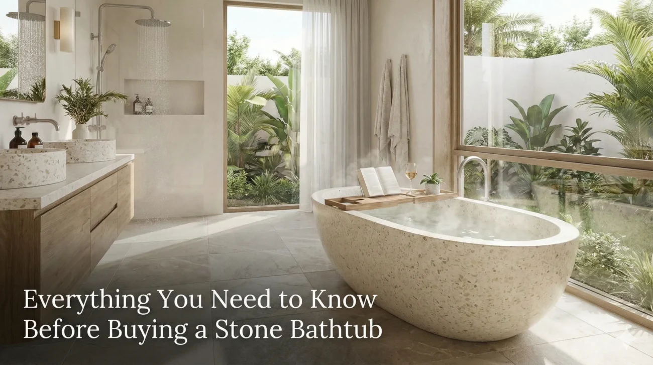 Everything You Need to Know Before Buying a Stone Bathtub