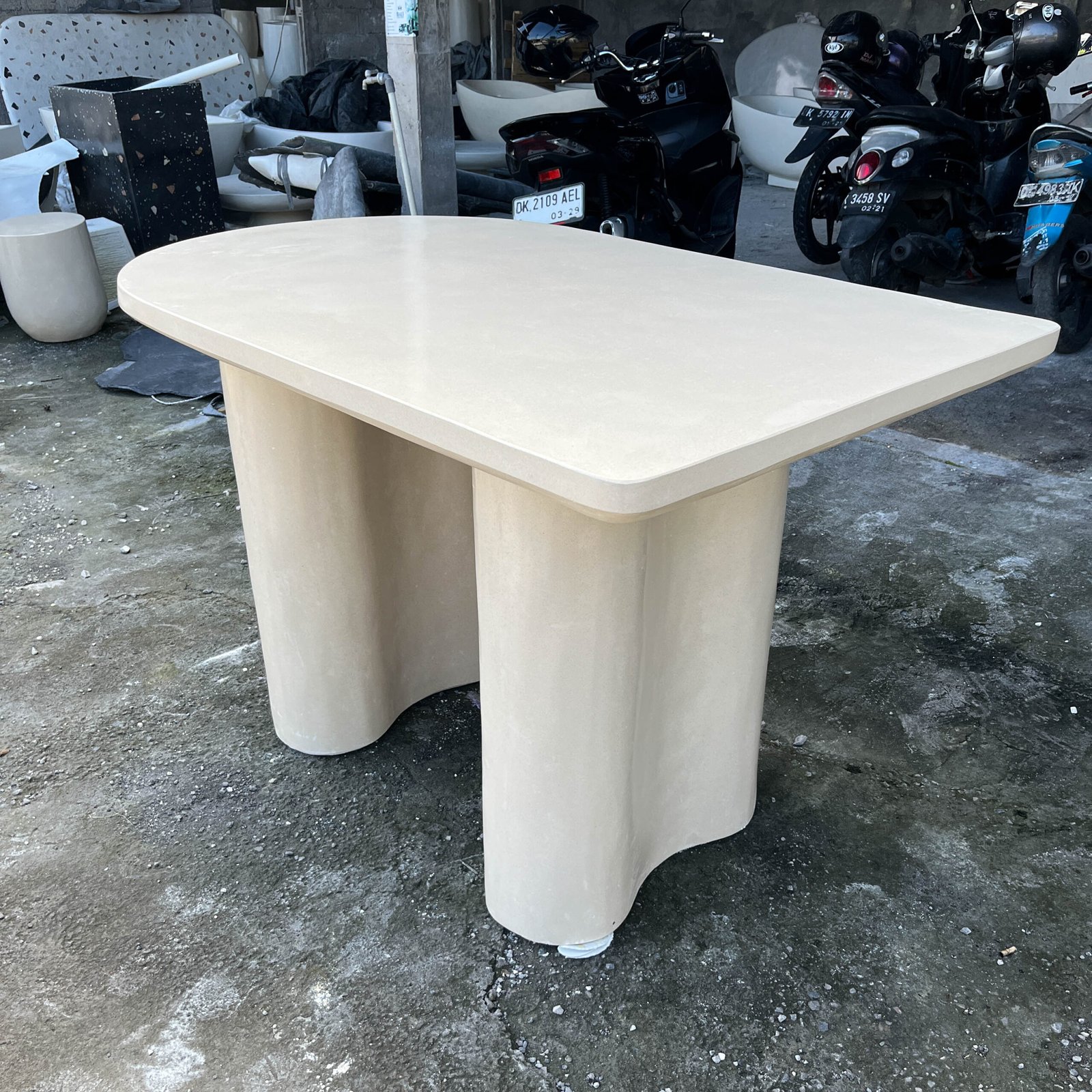 Organic Wave Terrazzo Dining Table - Image 2